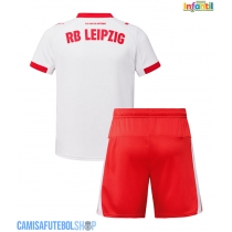 Camisa de time de futebol RB Leipzig Replicas 1º Equipamento Infantil 2025-26 Manga Curta (+ Calças curtas)